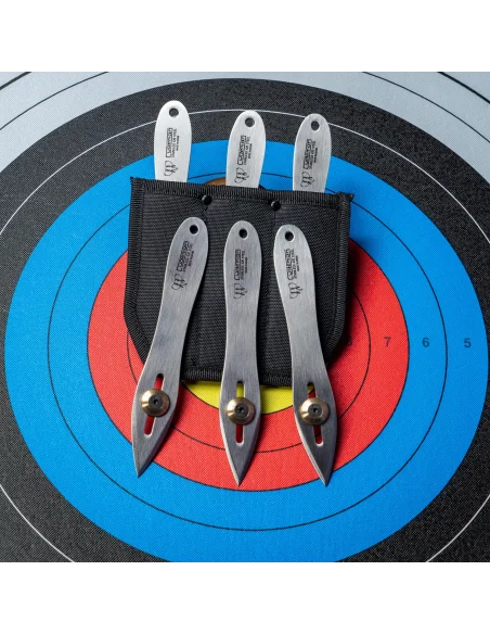 Juego de 3 Cuchillos Lanzadores 15 cm CUDEMAN 