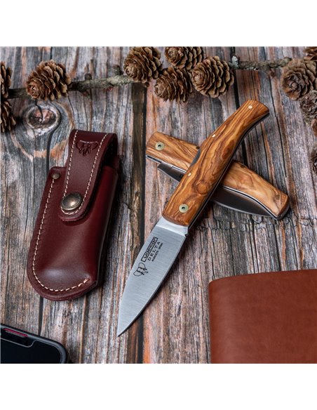 Navaja Campera 8 cm con funda Cudeman 444-LF