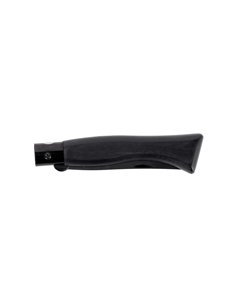 Navaja de bolsillo línea Italiana con mango de madera prensada negro y hoja con Titanio negro de 87 mm 2