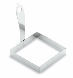 Molde huevo-sandwich cuadrado 8,5 cm INOX 18/10