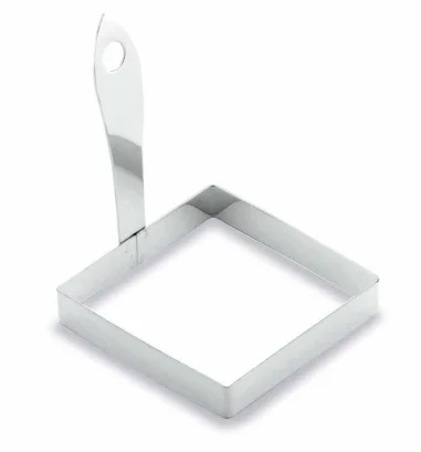 Molde huevo-sandwich cuadrado 8,5 cm INOX 18/10