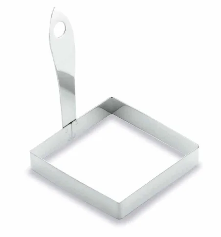 Molde huevo-sandwich cuadrado 8,5 cm INOX 18/10