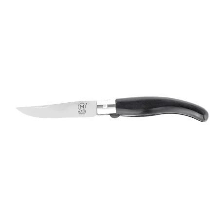 Navaja de bolsillo línea Española con mango de madera prensada negra y hoja de 87 mm