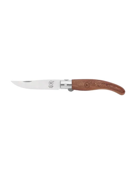 Navaja de bolsillo línea Española con mango de madera de bubinga y hoja de 87 mm