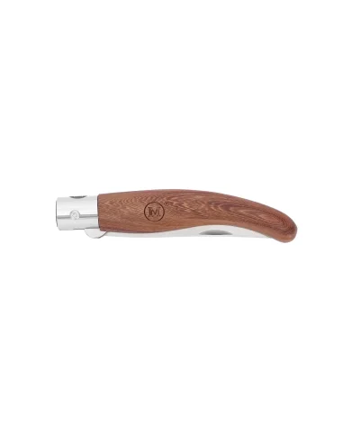 Navaja de bolsillo línea Española con mango de madera de bubinga y hoja de 87 mm