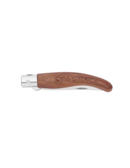 Navaja de bolsillo línea Española con mango de madera de bubinga y hoja de 87 mm