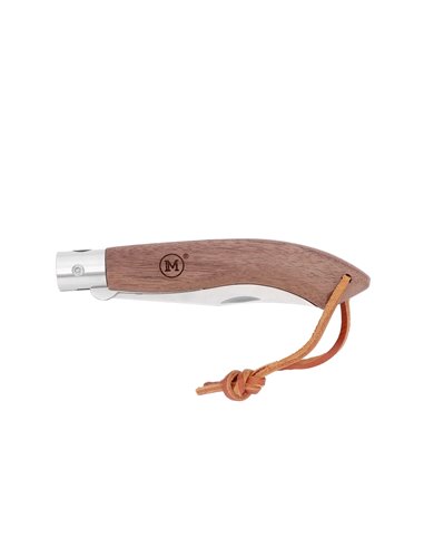 Navaja de bolsillo línea Americana con mango de madera de nogal y hoja de 87 mm