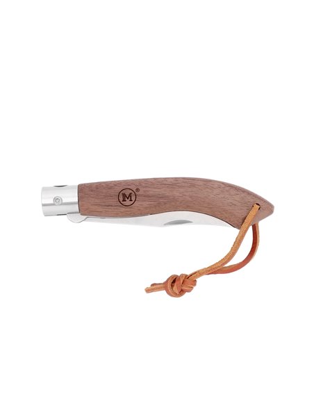Navaja de bolsillo línea Americana con mango de madera de nogal y hoja de 87 mm