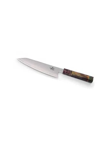 Cuchillo Kiritsuke Salamandra KOCINA 21 cm VG-10 67 Capas m/Abedul Estabilizado