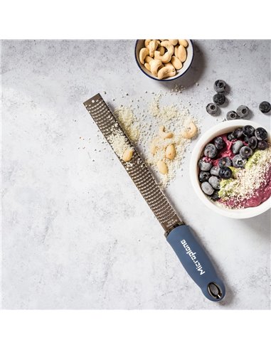 Zester/ Rallador Microplane Premium Classic Series Azul Vaquero
