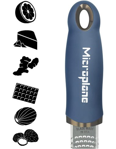 Zester/ Rallador Microplane Premium Classic Series Azul Vaquero