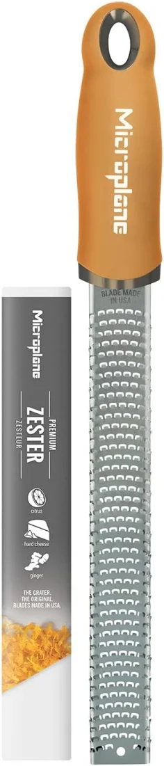 Zester/ Rallador Microplane Premium Classic Series Mostaza Amarilla