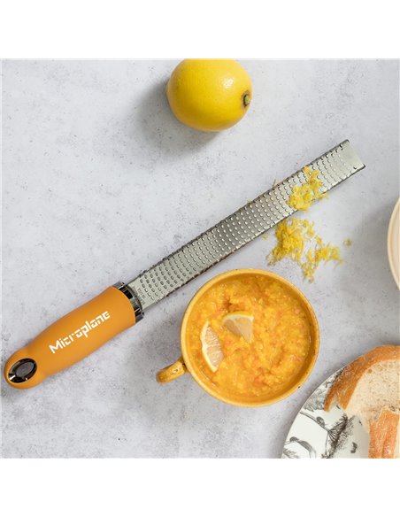 Zester/ Rallador Microplane Premium Classic Series Mostaza Amarilla