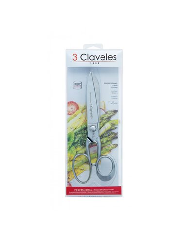 Tijera Cocina PROFESIONAL CLASICA 8" 3 Claveles