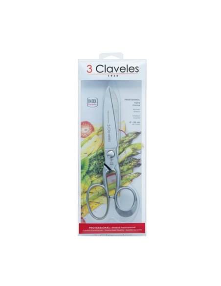 Tijera Cocina PROFESIONAL CLASICA 8" 3 Claveles