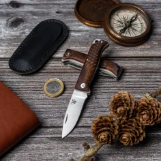 Navaja Cudeman MT10 EDC Juma marron con separador blanco