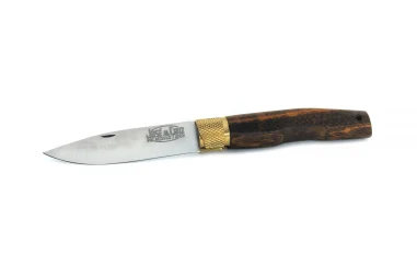 Navaja Jose da Cruz, Planalto con punta, Inox, Muiracatiara, 8,5 cm 