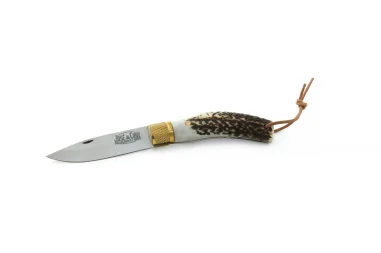 Navaja JOSE da CRUZ Planalto Inox Asta de ciervo 7 cm.
