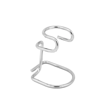 Soporte para brochas de afeitar de metal cromado Omega