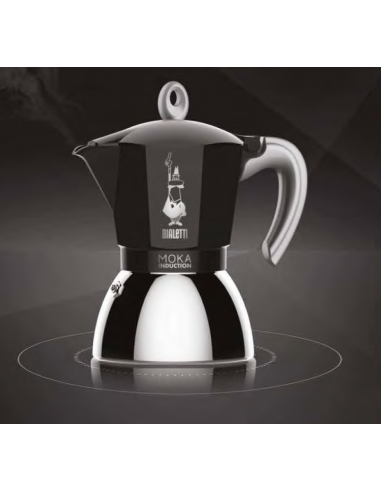 Cafetera Bialetti New Induction Black (Negro) 2 Tazas