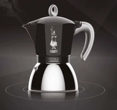 Cafetera Bialetti New Induction Black (Negro) 2 Tazas