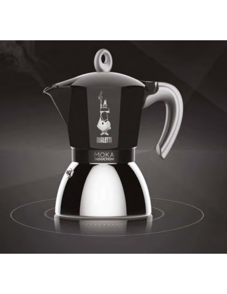 Cafetera Bialetti New Induction Black (Negro) 2 Tazas