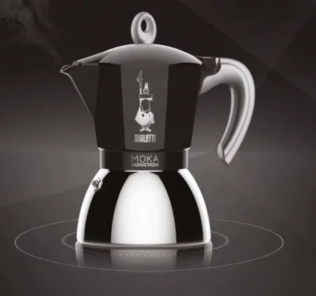 Cafetera Bialetti New Induction Black (Negro) 2 Tazas
