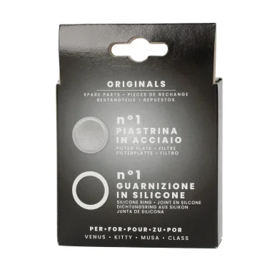 1 GOMA SILICONA+1 FILTRO para Bialetti Venus 1-2 tazas