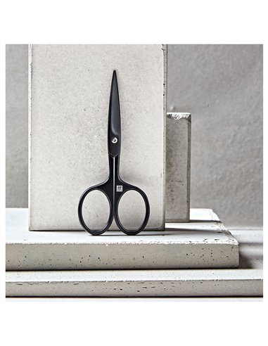 Tijera para barba 11 cm, Carbono tipo diamante