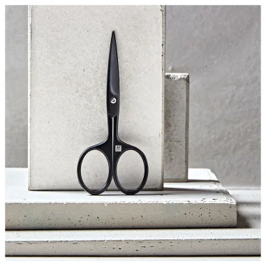 Tijera para barba 11 cm, Carbono tipo diamante