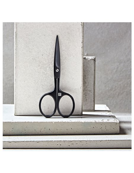 Tijera para barba 11 cm, Carbono tipo diamante