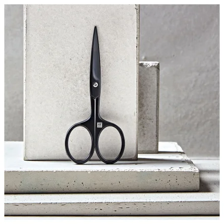 Tijera para barba 11 cm, Carbono tipo diamante