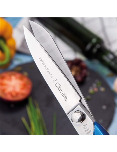 Tijera Cocina Profesional Azul