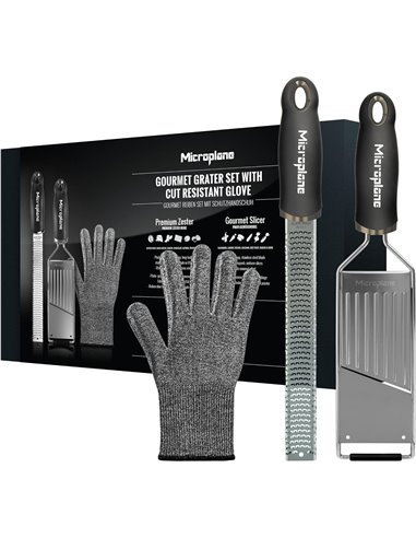 Set ralladores + guate Microplane Gourmet