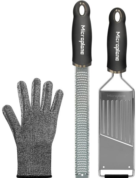 Set ralladores + guate Microplane Gourmet