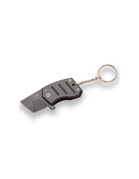Navaja llavero JKR mango negro y hoja de 3 cm