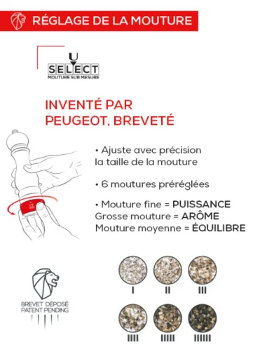 Molinillo Peugeot Paris U'Select Chocolat