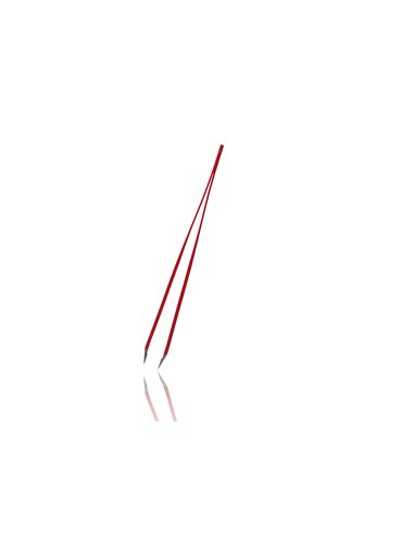 Pinza profesional recta, roja RUBIS 1K306