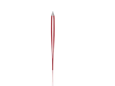 Pinza profesional recta, roja RUBIS 1K306