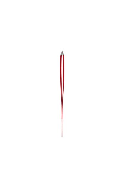 Pinza profesional recta, roja RUBIS 1K306
