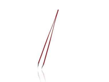 Pinza profesional sesgada, roja RUBIS 1K106