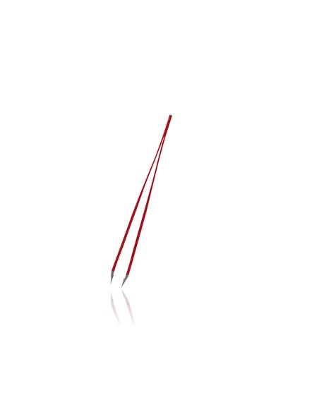 Pinza profesional sesgada, roja RUBIS 1K106