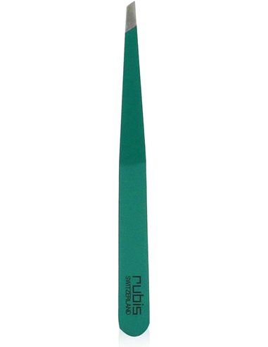 Pinza profesional sesgada, verde RUBIS 1K107