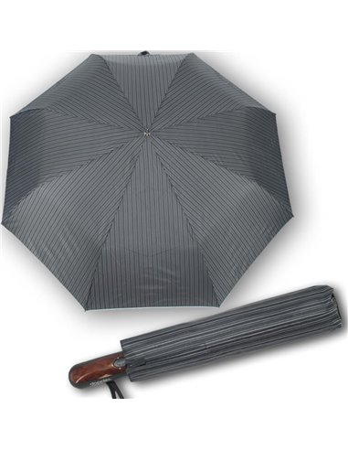 Paraguas DOPPLER Carbon Magic XM Business Rayas grises 74367N05