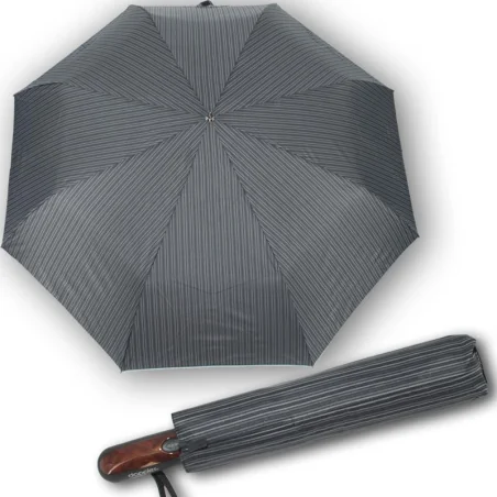Paraguas DOPPLER Carbon Magic XM Business Rayas grises 74367N05