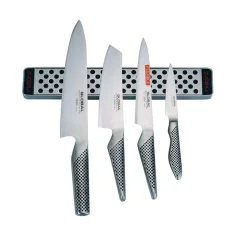 Juego 4 Cuchillos Global y Barra Magnetica de 31 cm.