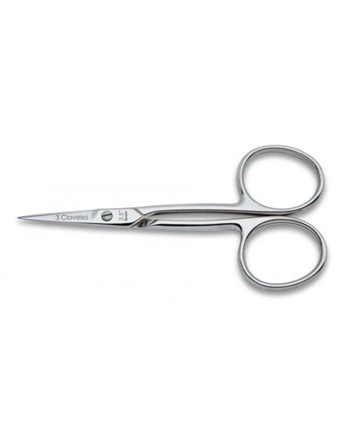 Tijera manicura recta 3,5" 3 Claveles 2000