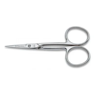 Tijera manicura recta 3,5" 3 Claveles 2000
