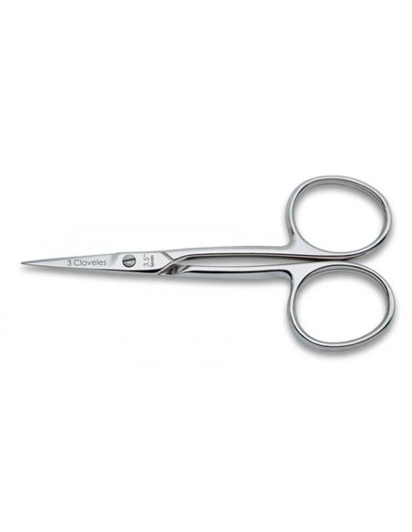 Tijera manicura recta 3,5" 3 Claveles 2000