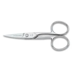 Tijera curva de 4" para uñas 3 Claveles 02015